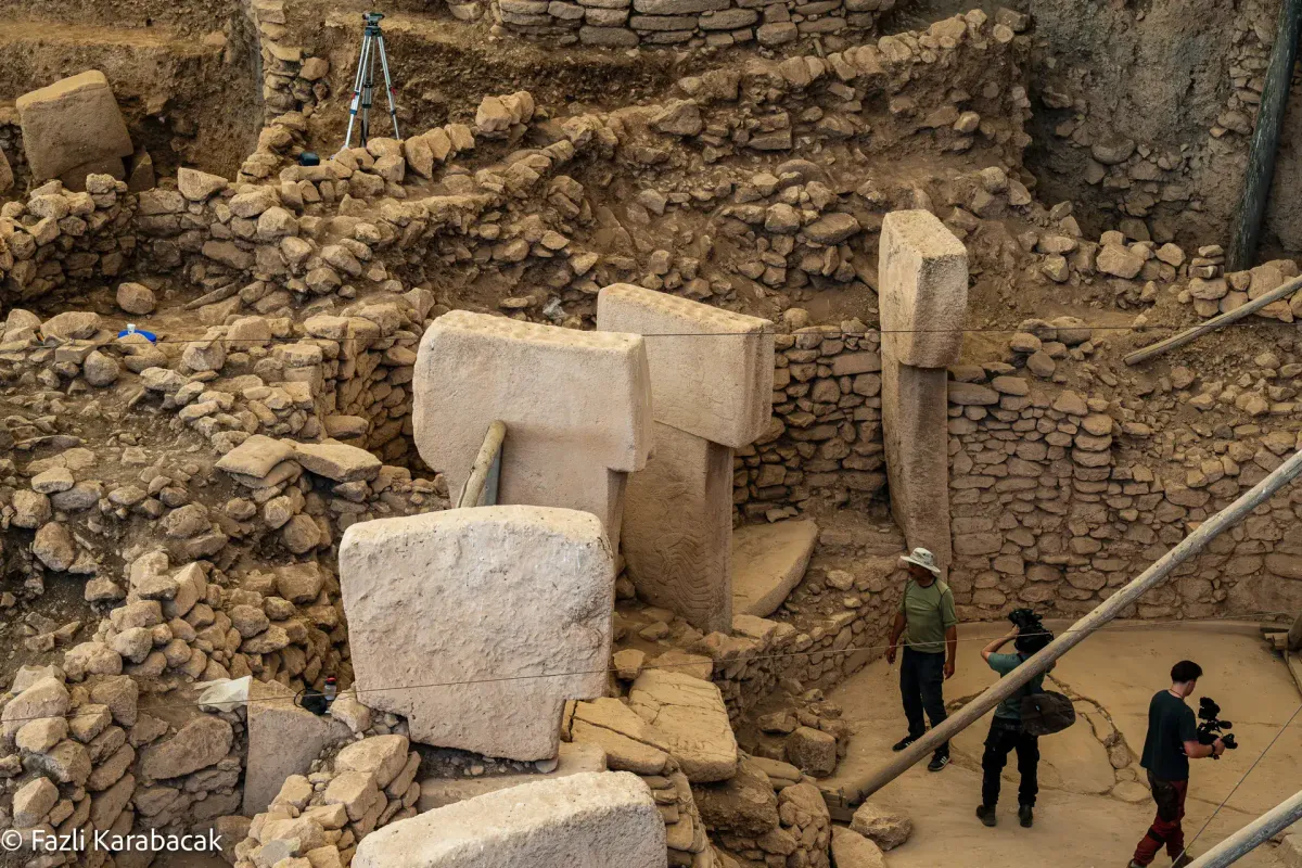 T-shaped limestone pillars at Göbekli Tepe