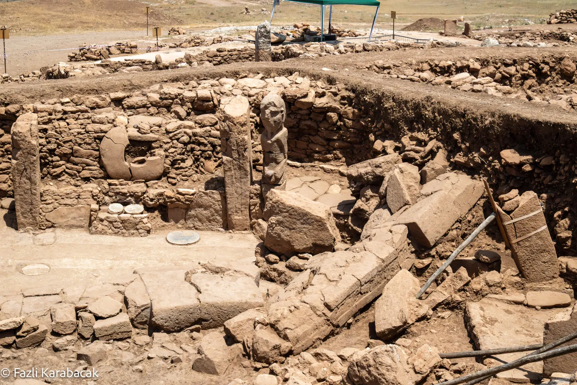 Karahan Tepe male statue full view