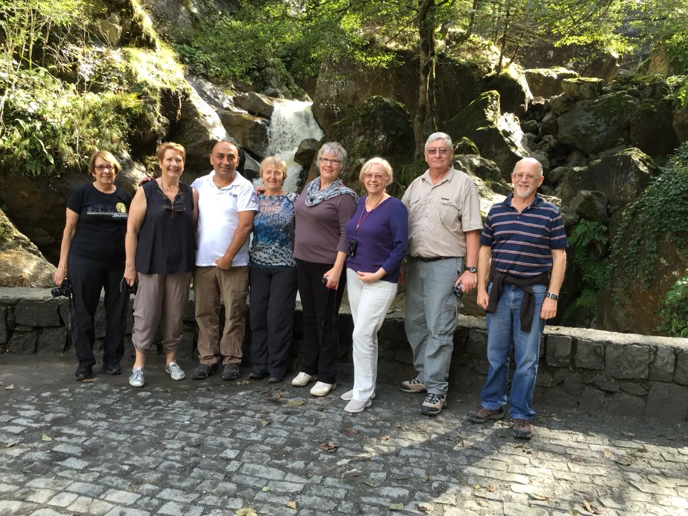 Fazli Karabacak with tour group exploring Turkey's hidden treasures