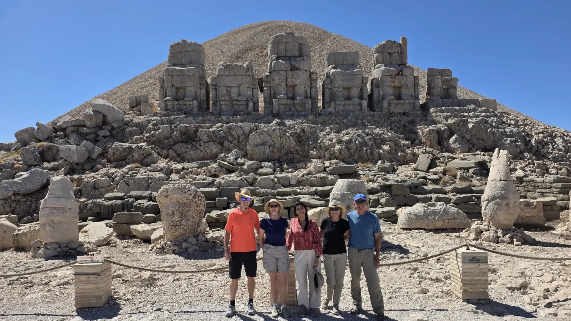 Mount Nemrut colossal stone heads at sunrise — Eastern Turkey private guided tour